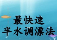 抛竿野钓调漂的最佳方法与技巧（精通钓鱼技巧）