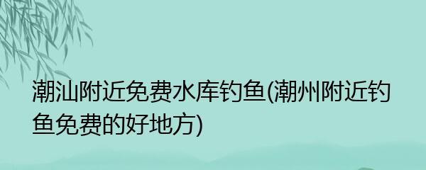 东海岸钓鱼技巧揭秘（从垂钓技巧到鱼群行踪，让你成为东海岸的钓鱼高手）  第1张