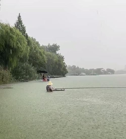 湖面波浪下的钓鱼技巧（应对湖面波浪的钓鱼策略与技巧）  第1张